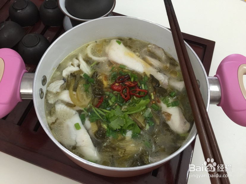 酸菜鱼的做法