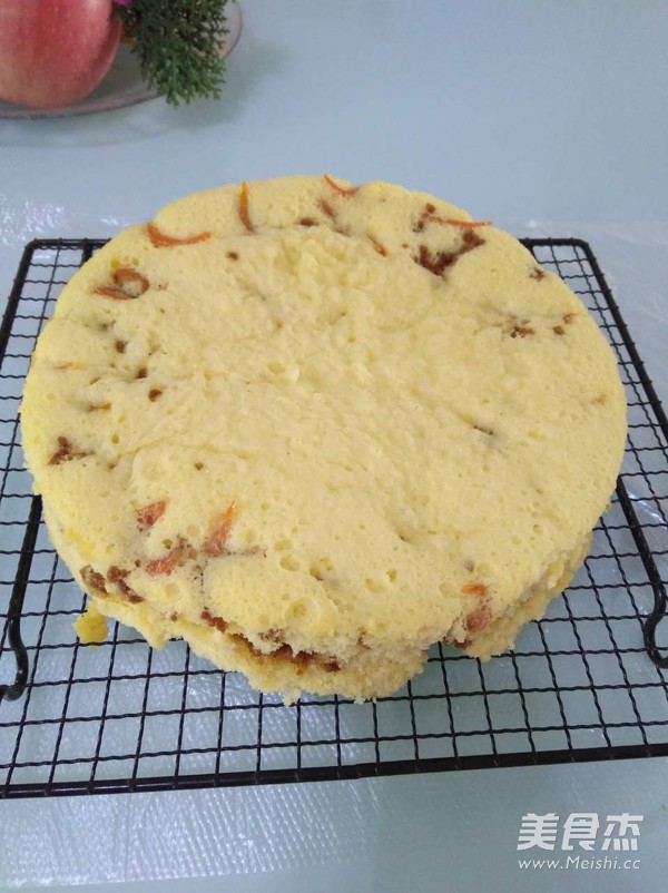 肉臊蒸蛋糕的做法