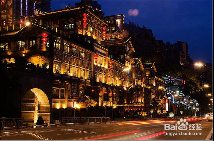 洪崖洞怎么从十一楼下去一楼