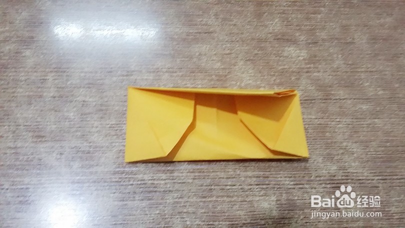 三角盒的彩纸折法