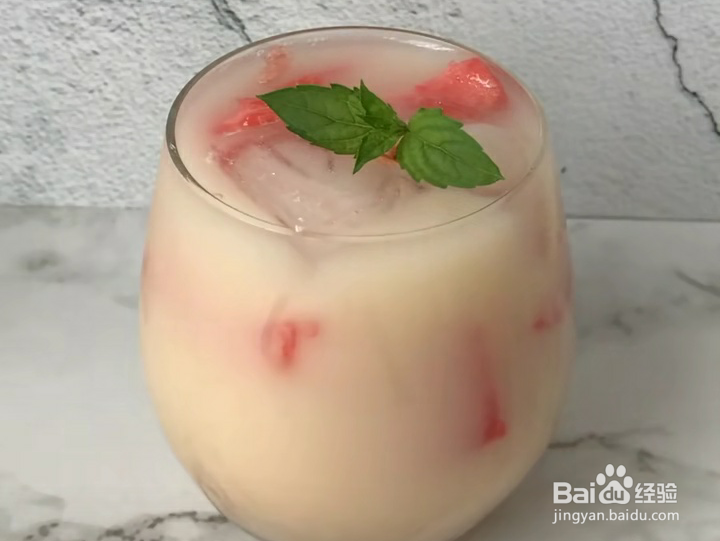 西瓜乳酸菌冰饮教程