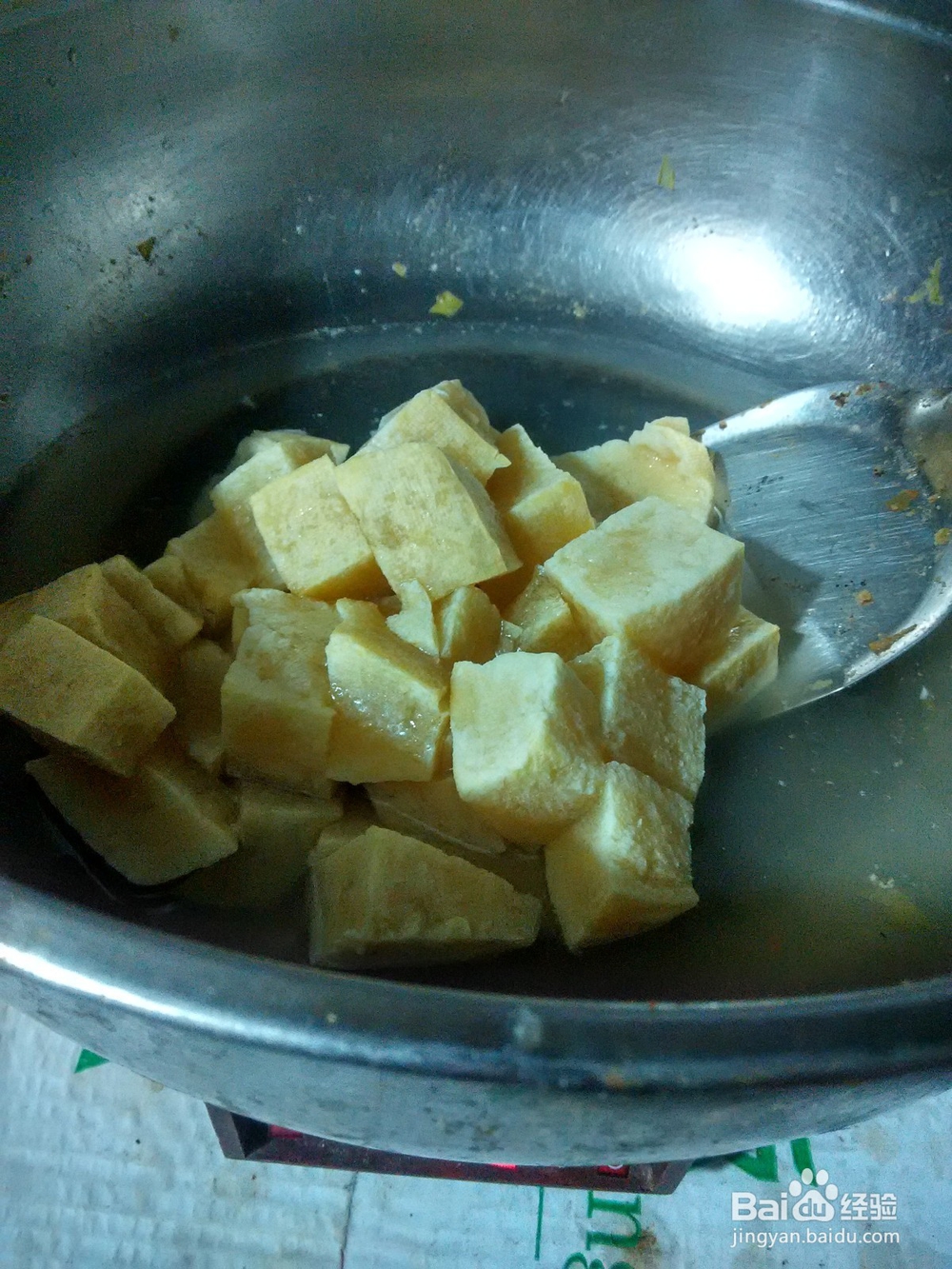 尖辣椒炖雪里红冻豆腐