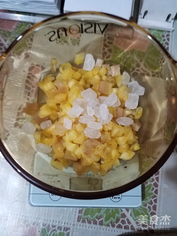 百香果菠萝果冻