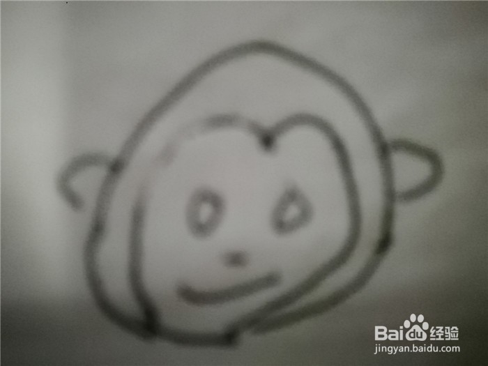 怎么样用简笔画画猴子