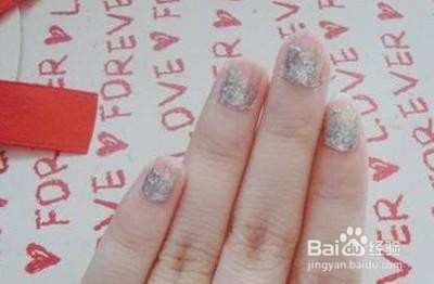 清纯气质美甲教程