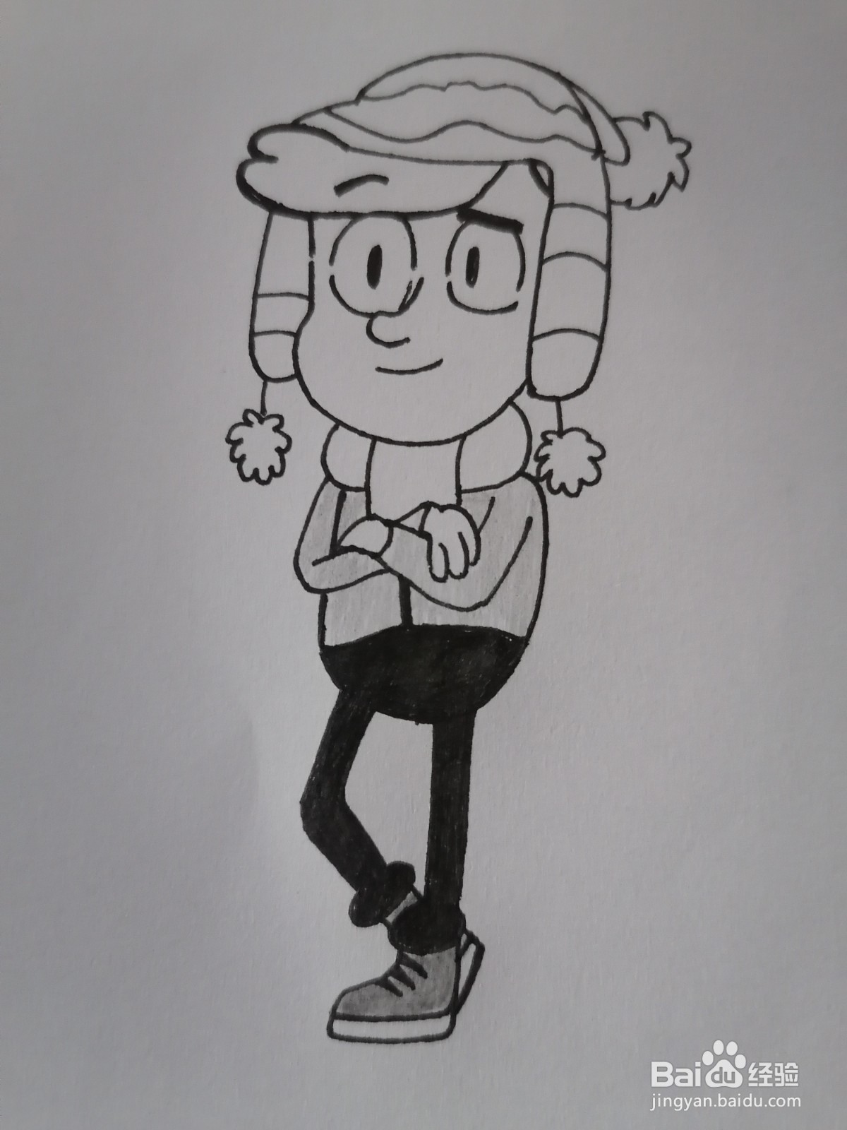 年少老成简笔画