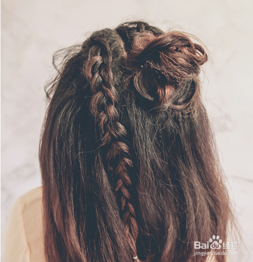 热巴同款丸子头