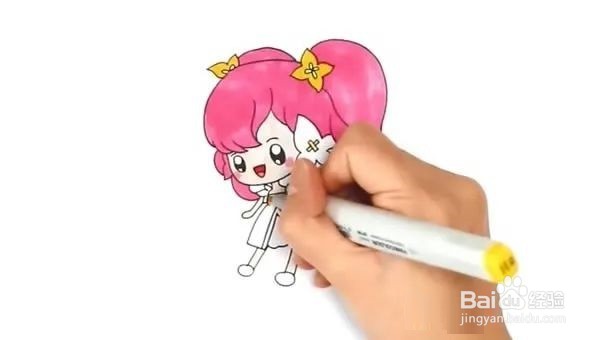 “马尾辫女孩”怎么画？