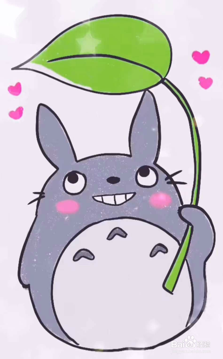 简笔画龙猫怎么画