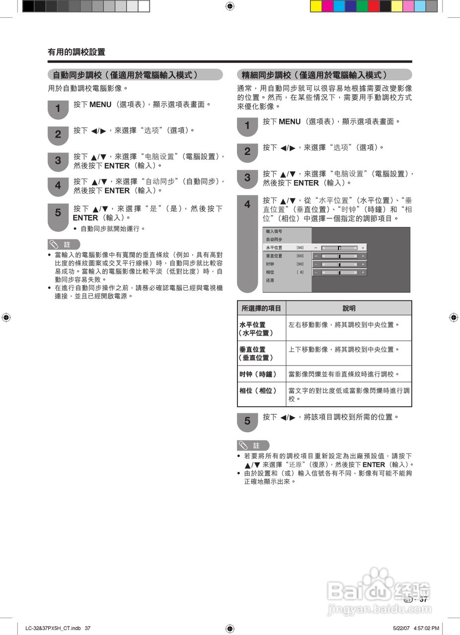 声宝LC-32PX5H型液晶电视机说明书:[4]