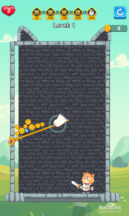The Rise of Cat Hero的Level 1怎样通关