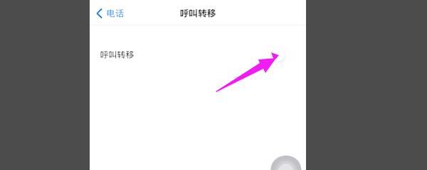 苹果手机呼叫转移怎么解除