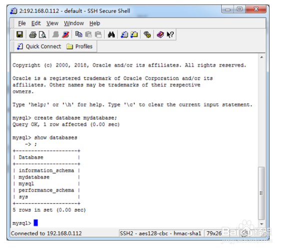 MySQL数据库常用命令