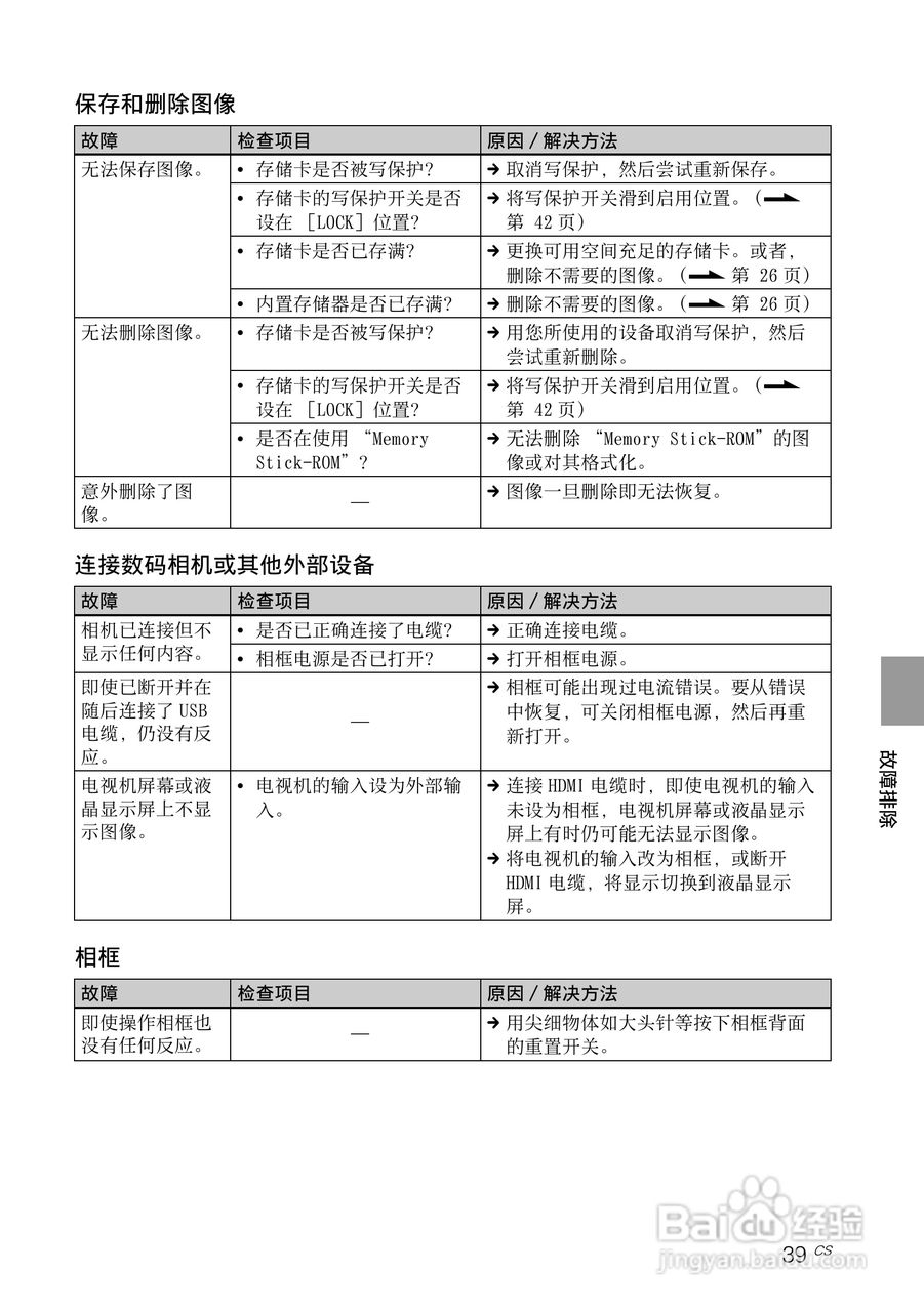 索尼DPF-V700数码相框使用说明书:[4]
