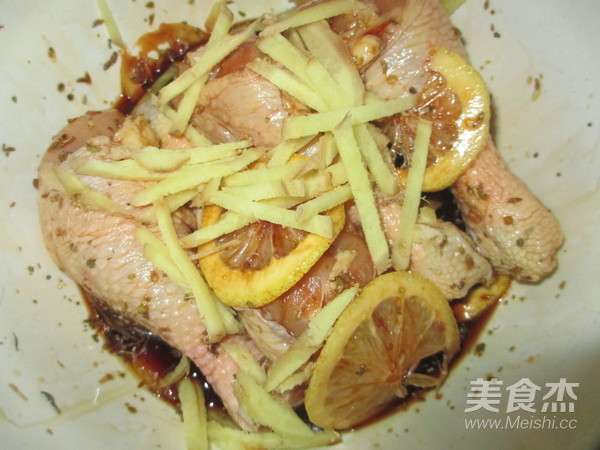 香草叫化鸡腿