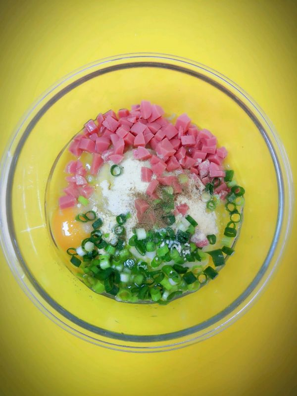 减脂土豆火腿鸡蛋饼