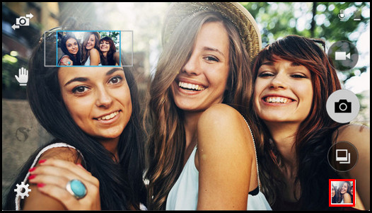 Samsung GALAXY GRAND Max如何使用广角自拍?(G7200)