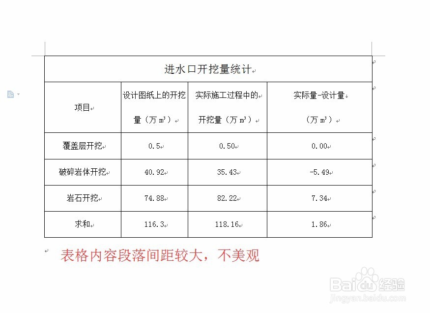 word中调整表格里文字的间排距
