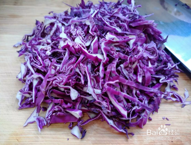 凉拌紫甘蓝，睡眠好帮手