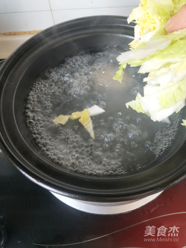 白菜肉片浓汤
