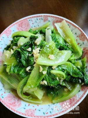 蒜泥生菜的做法