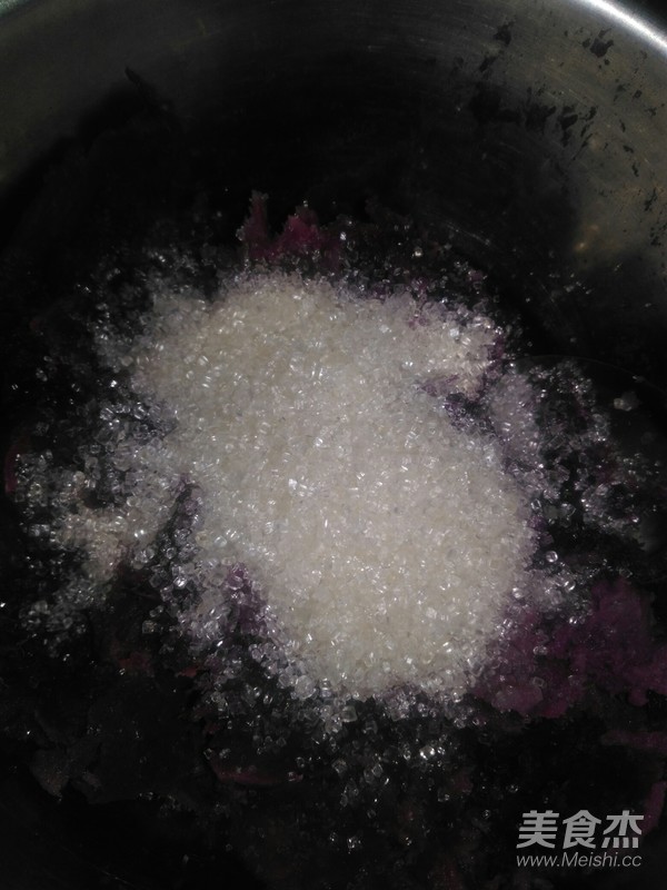 紫薯花生酥的做法