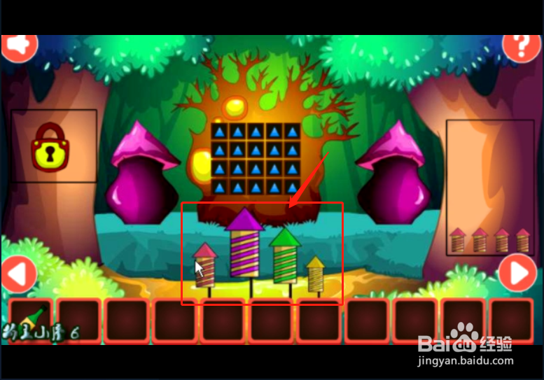 小游戏《新年胡子大叔逃脱2》如何通关