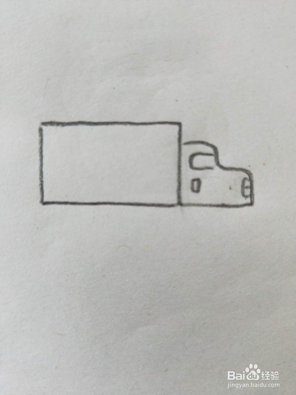 小货车的简笔画教程