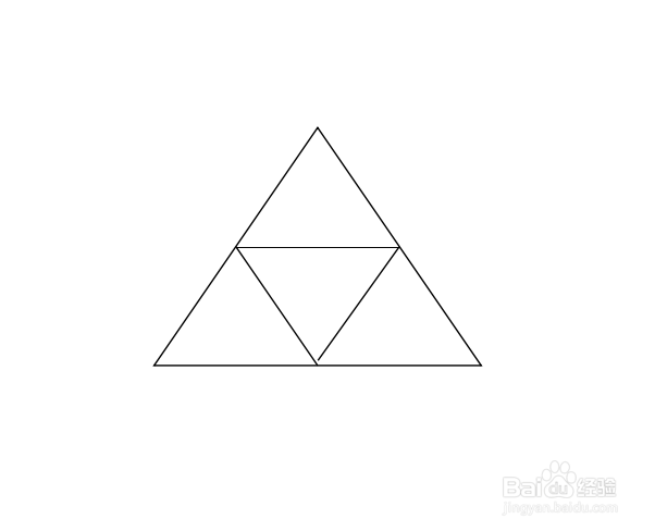等边三角形怎么分成四个全等三角形