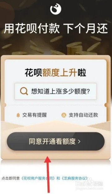 支付宝花呗怎么开通