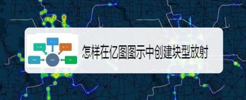 怎样在亿图图示中创建块型放射