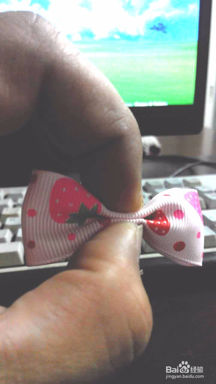 儿童头饰蝴蝶结手工diy