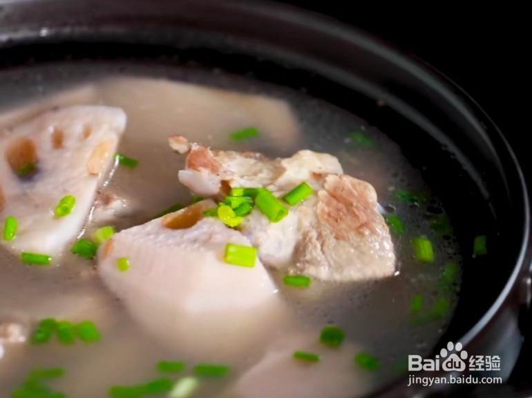 家常版莲藕炖排骨汤教程