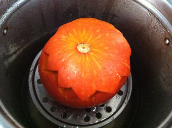 牛肉毛豆南瓜盅