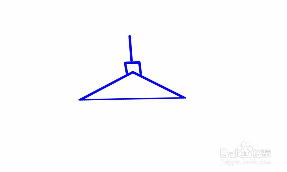 简笔画吊灯如何画