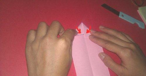 祭奠用的荷花亭的折法