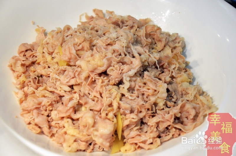 幸福美食：简易快手菜之油泼金针羊肉