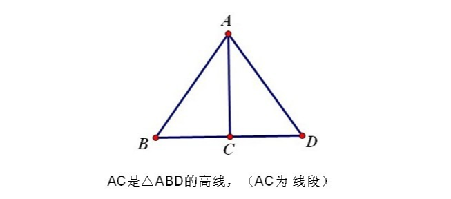 三角形的角平分线和中线都是线段还是射线