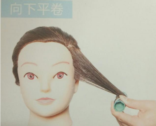 长发内扣排杠子的方法