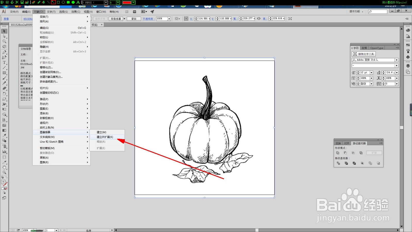 如何把单色位图变为矢量图