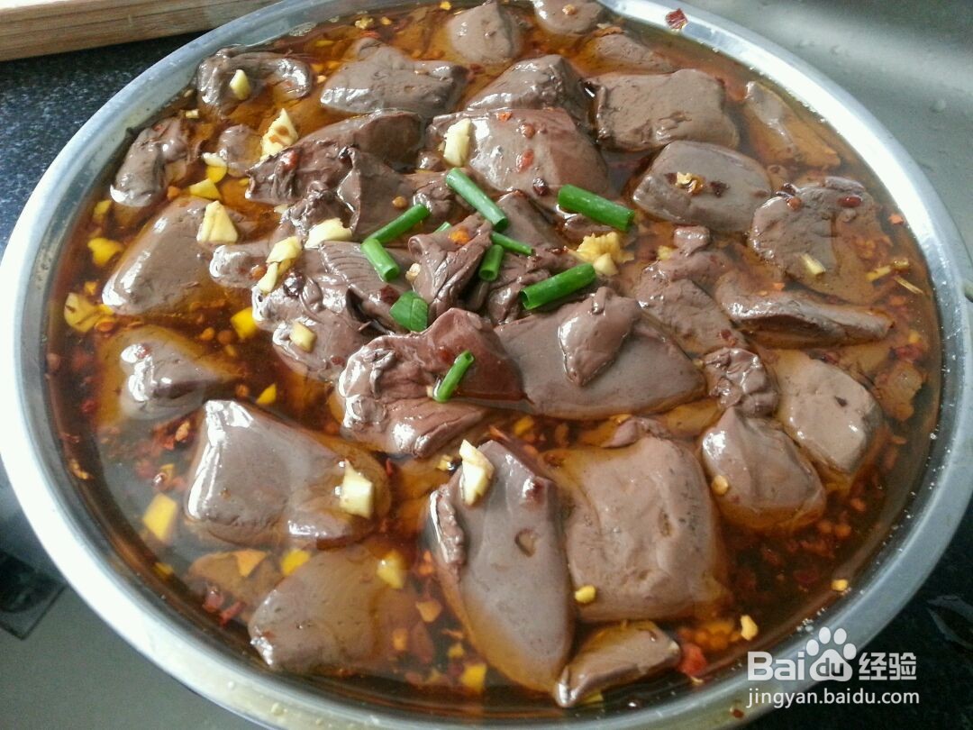 拌鸭血的做法