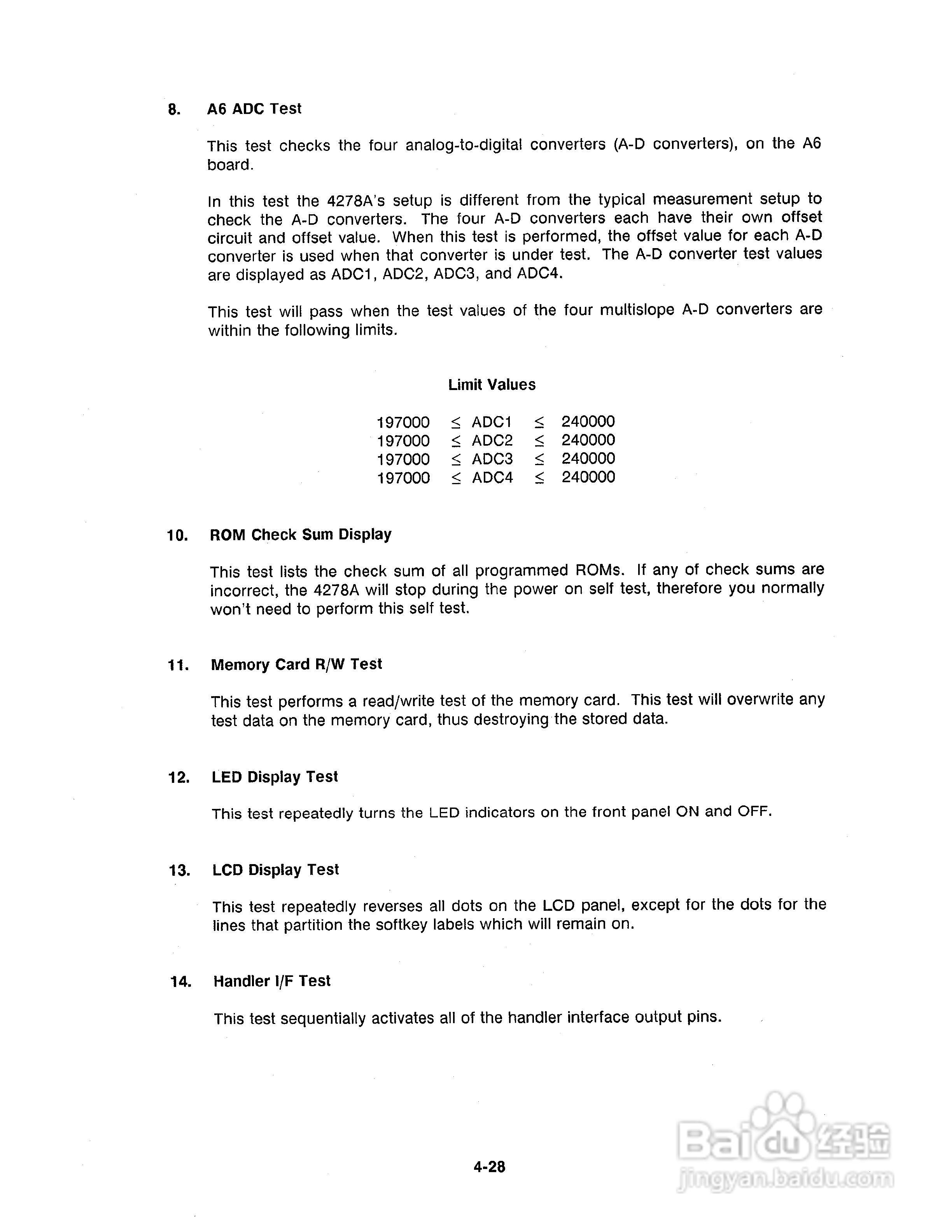 HP 4278A测试电桥使用说明书:[11]