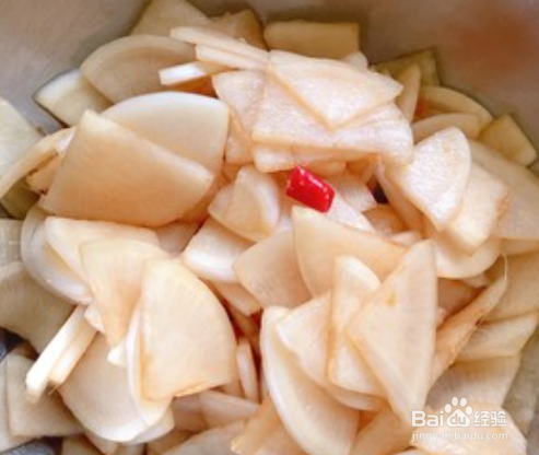 饭店脆萝卜的腌制方法