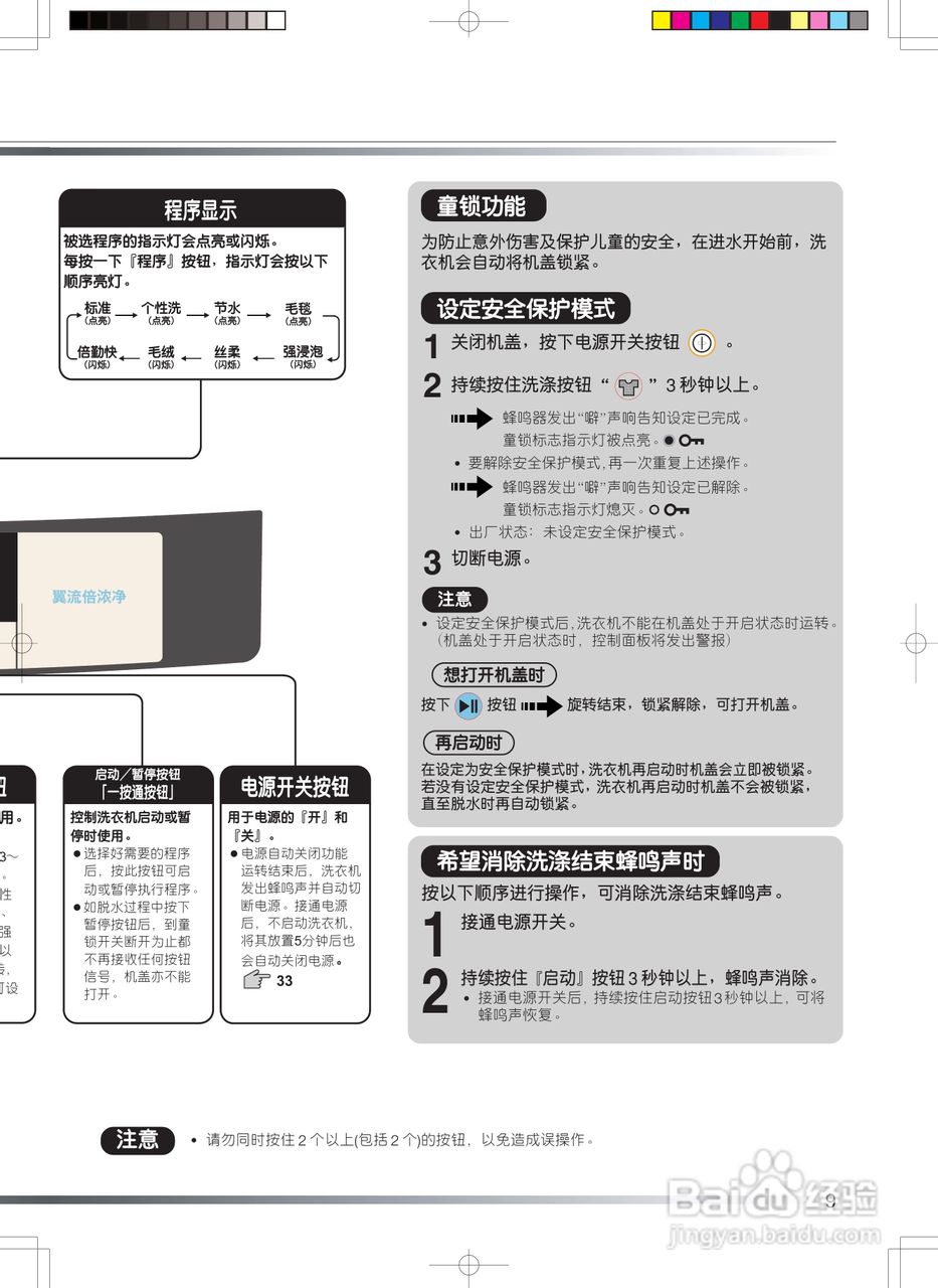 日立 XQB65-LP全自动洗衣机使用说明书:[1]