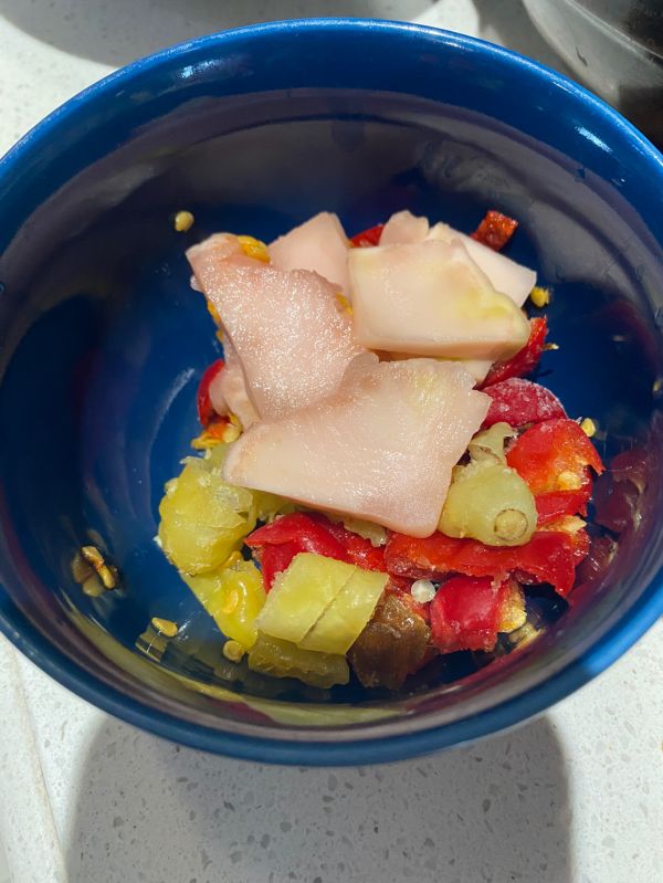 泡椒猪脑花烧豆腐