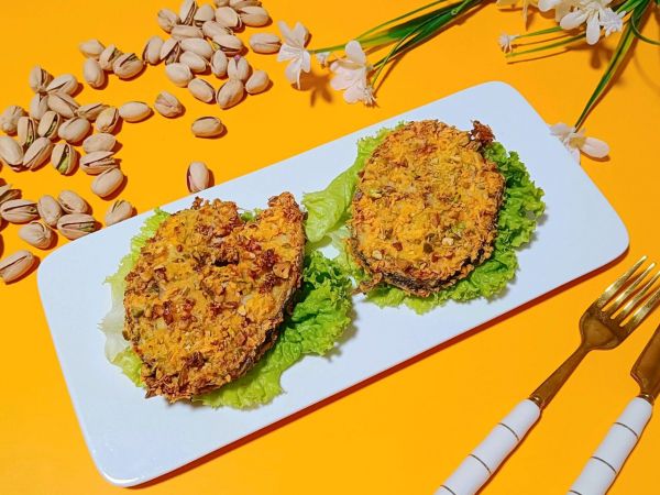 开心果脆烤鳕鱼