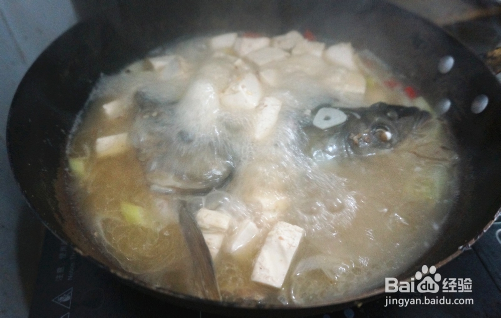 精品美食---鱼头炖豆腐：[4]经典美食