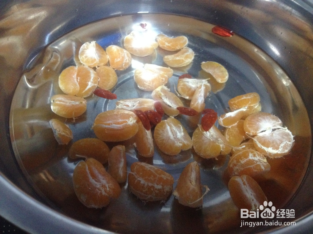 润肺橘子糖水