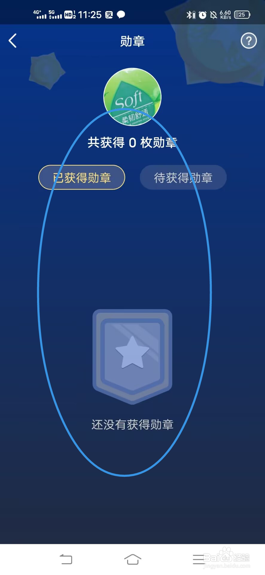 《老柚》如何查看勋章