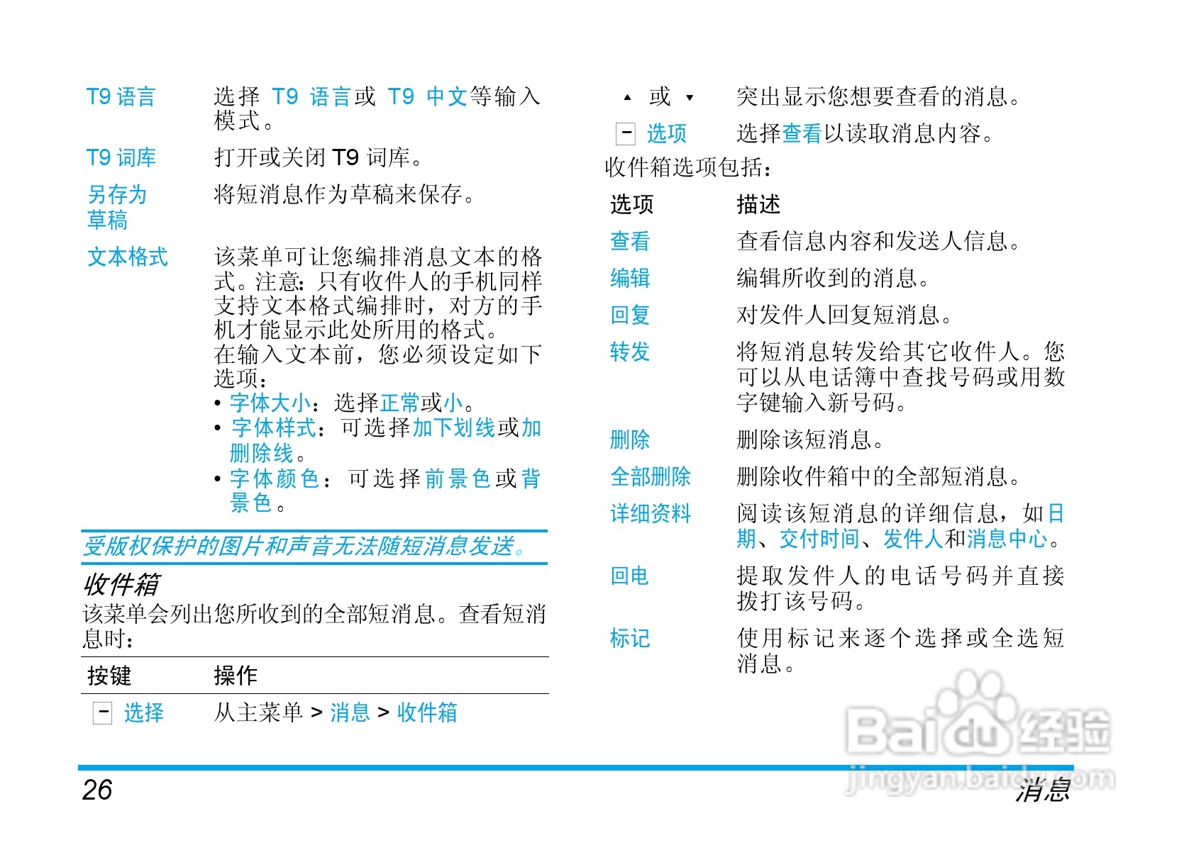 飞利浦手机CT9608/000APMEA型使用说明书:[4]